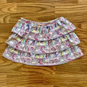 Garanimals 365 Kids Layered Tiered Skort My Little Pony Girls Size 8 GUC!